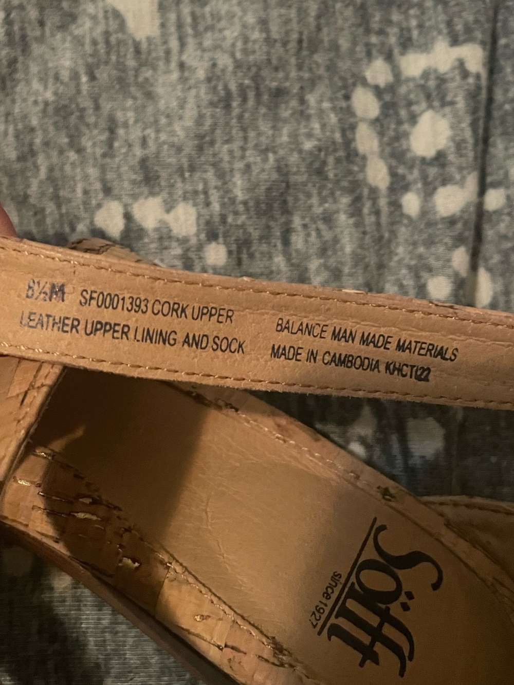 Söfft Cork Strappy Sandal — Natural Cork - Picture 7 of 12